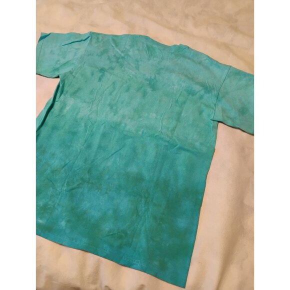 Vintage Liquid Blue T Shirt Turtles Nature Tie Dye Large Test Print - Picture 6 of 6